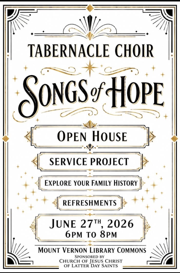Tabernacle Choir Songs of Hope, June 27, 2026